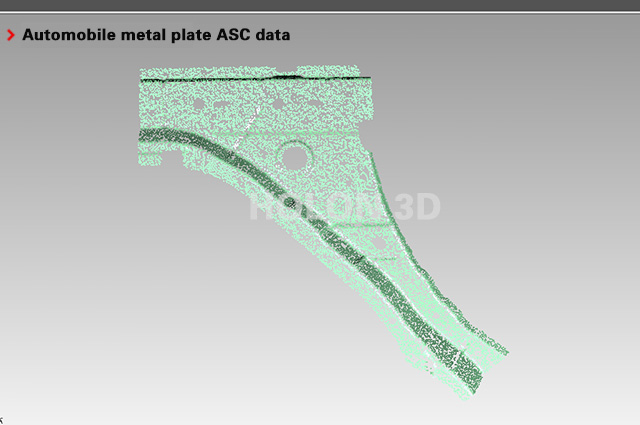 Automobile metal plate ASC data