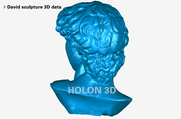 David sculpture 3D data