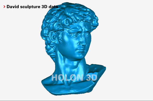 David sculpture 3D data