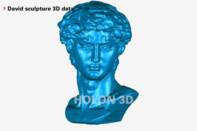 David sculpture 3D data