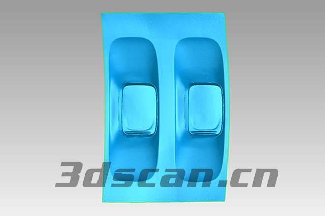 STL data diagram of aircraft inner panel