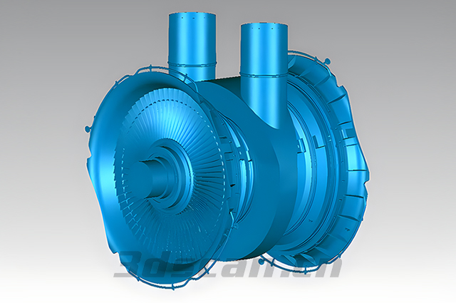 汽輪機逆向設計圖