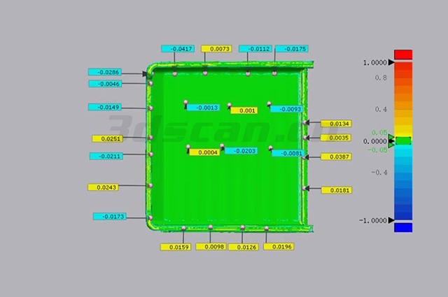 Comparison and inspection diagram of refrigerator 