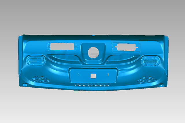 Car instrument panel STL data graph