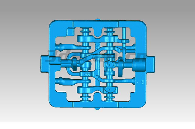 STL data chart for sand castings