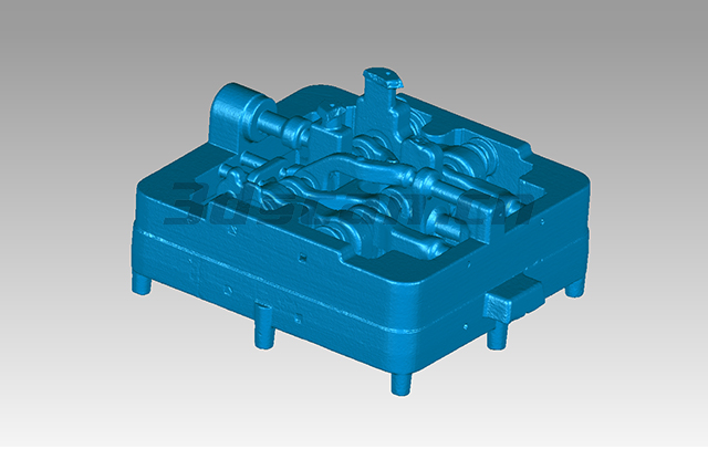 STL data chart for sand castings