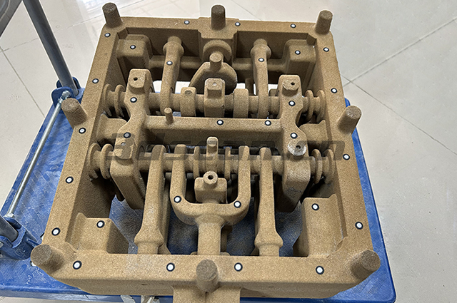 Physical Drawing of Sand Casting